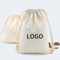 100% cotton muslin fabric jewelry pouch private label eco friendly gift packaging bags printed canvas jewelry pouch bag